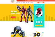 Kids - Love PSD for Kids, Baby shop, a Websites & App Template by Knighthemes (Thumbnail 3 of 12)