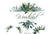 Watercolor Leaves & Greenery, an Illustration by Feather Grace Designs (Thumbnail 6 of 12)