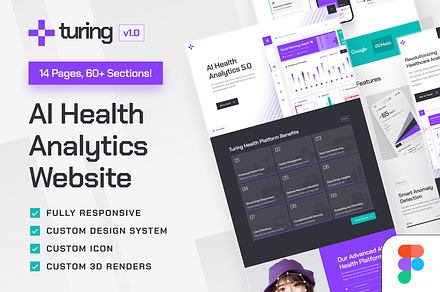 turing: AI Health Analytics Website