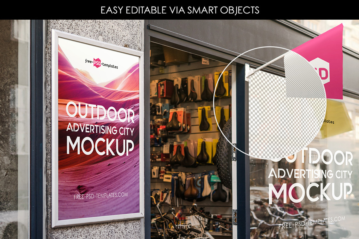 Outdoor Advertising City Mock-Up V1, an Advertising Mockup by Free-PSD-Templates (Photo 3 of 6)