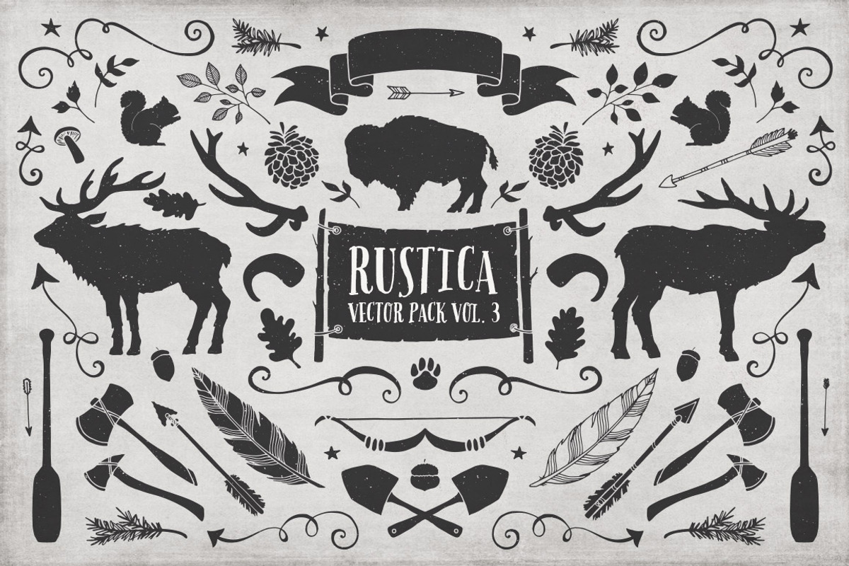 Rustica Vol. 3 + Birch Brush Font, an Illustration by Callie Rian & Co. (Photo 2 of 5)