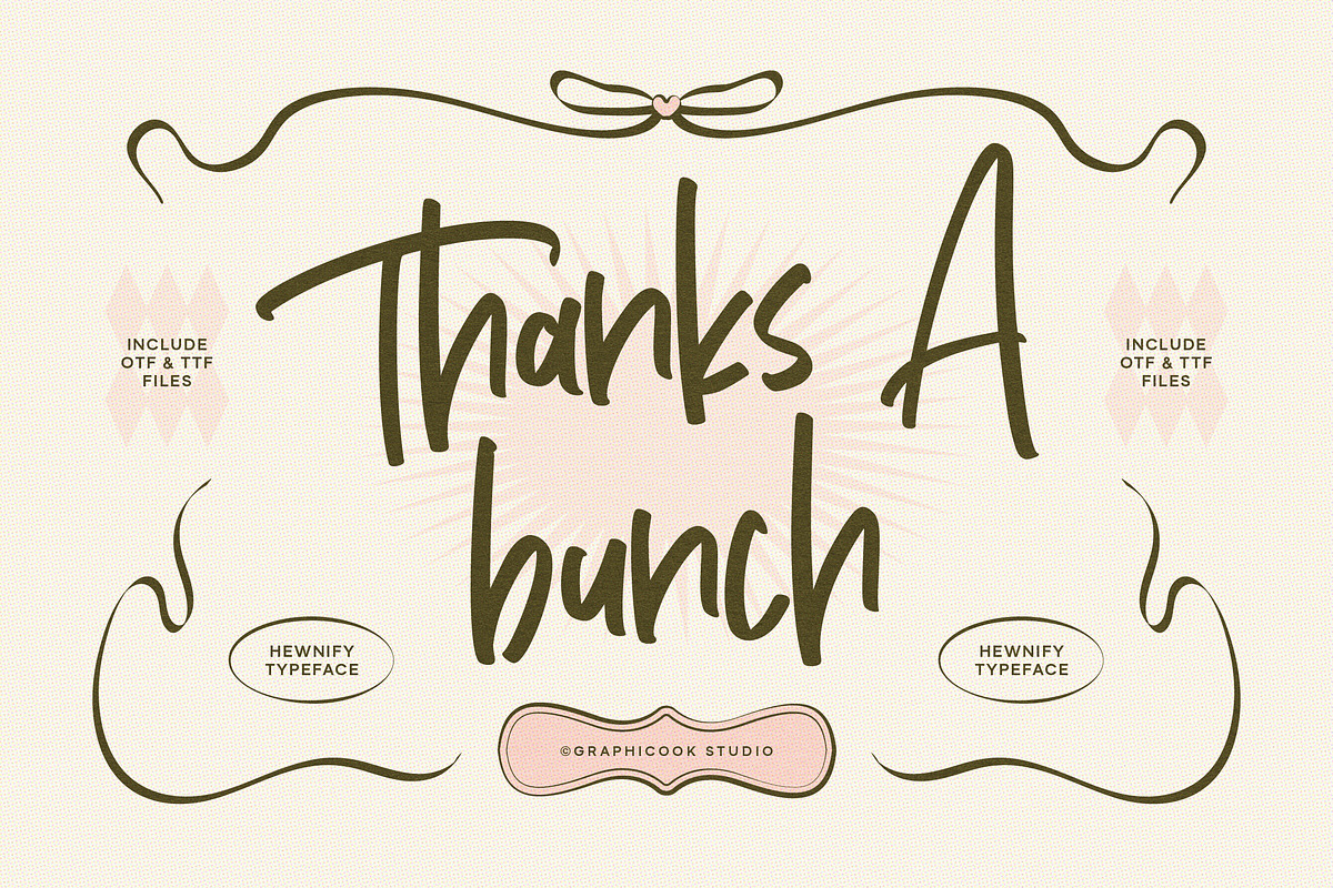 Hewnify, a Script Font by graphicook (Photo 10 of 10)
