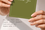 Wedding Invitation Mockup in Hands, an Advertising Mockup by Serenefeeling (Thumbnail 4 of 7)