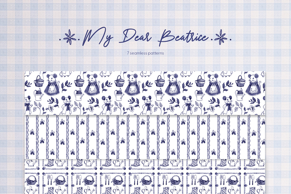 MyDear Beatrice: Vintage English set, a Decorative Illustration by ArtPavo (Photo 8 of 15)