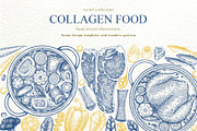 Collagen Diet Vector Collection, a Food Illustration by Lubov Illustrations Shop (Thumbnail 1 of 8)