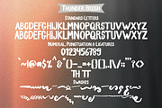 Thunder Brush, a Handwritten Font by Rotterlab Studio (Thumbnail 12 of 13)