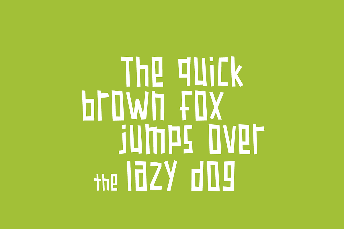 SQUIRE square & quirky font preview 8