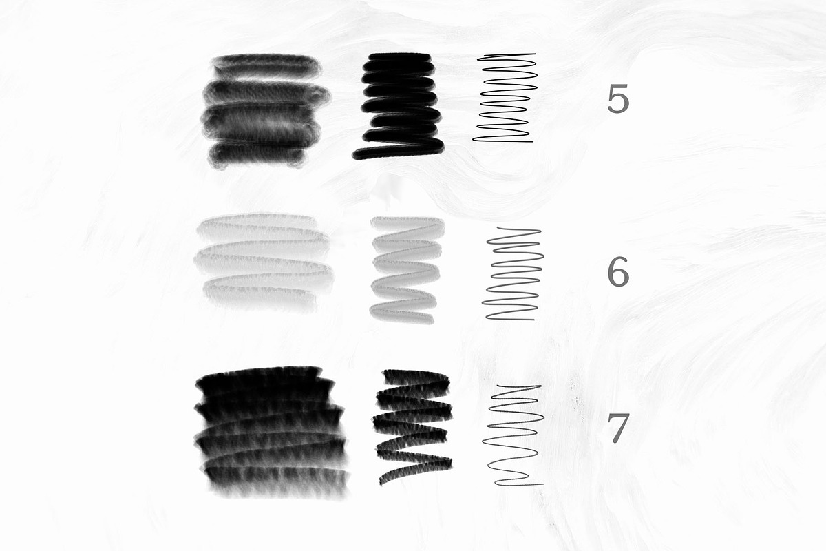 Pencil Brush Pack - PROCREATE preview 7