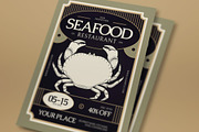 Restaurant Seafood Promotion Flyer, a Flyer Template by graphicook (Thumbnail 2 of 3)