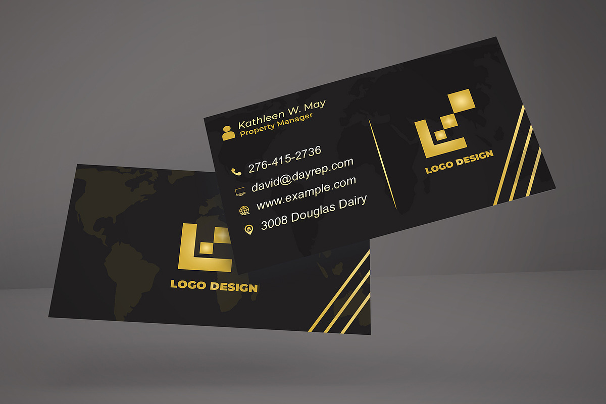 Luxury Corporate Business Card preview 3