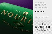 Hot Foil Paper Emboss Logo Mockup, a Product Mockup by GfxFoundry (Thumbnail 2 of 4)