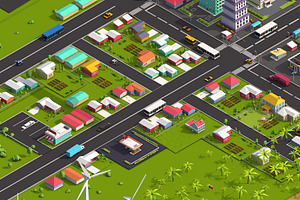 Low Poly Megapolis Premium Pack