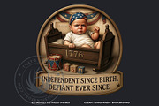 Fourth of July party Slogans PNG V1, a Seasonal Illustration by ThatsDesignArt (Thumbnail 3 of 10)