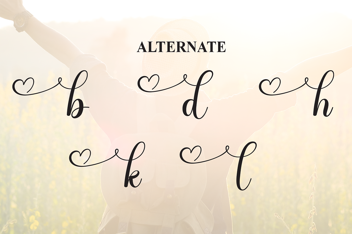 Happyday | Script Font, a Handwritten Font by Scratchones (Photo 8 of 9)