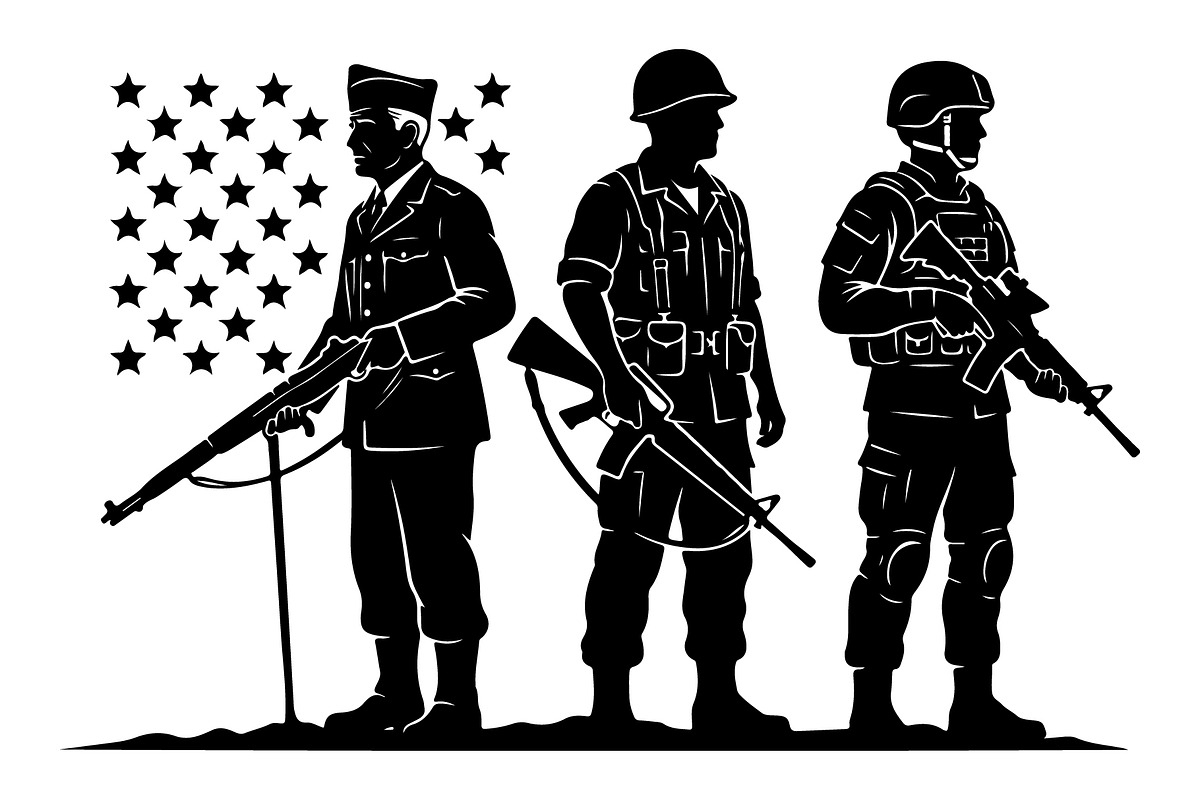 Military Brotherhood Patriot Flag, an Object Graphic by Gfx_Store (Photo 9 of 17)