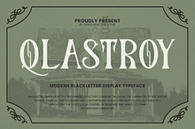 Qlastroy Modern Blackletter Display