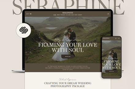 Squarespace portfolio website