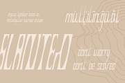 SK Coisa — Decorative Slanted Font, a Font by Shriftovik Type Foundry (Thumbnail 2 of 8)