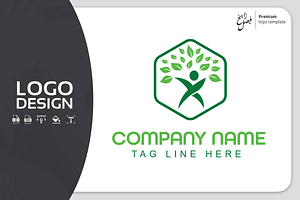 Human Tree Logo Design