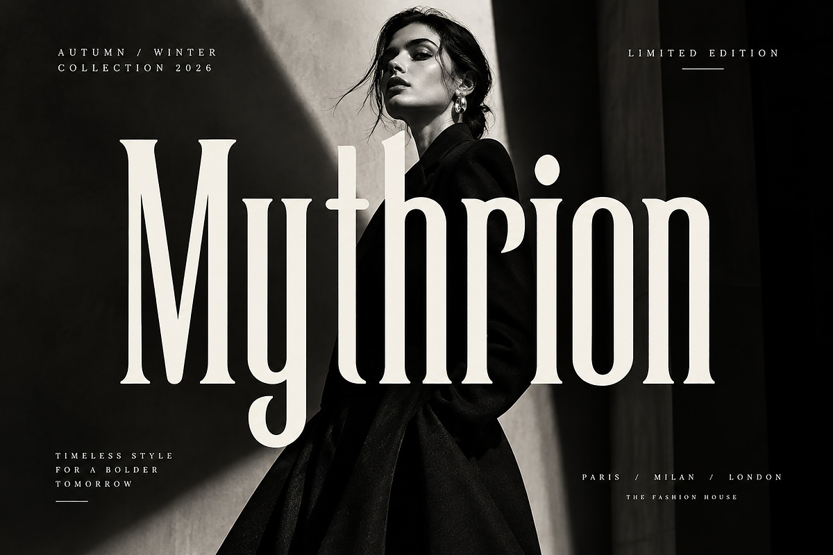 Mythrion, a Serif Font by Wow Magic (Photo 5 of 5)