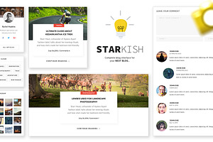 Starkish - Blog UI Kit