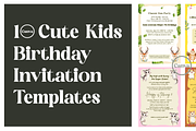 Birthday Invitation Canva Template, an Invitation Template by NexaLine (Thumbnail 1 of 4)