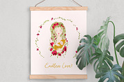 Mom and baby with Flowers, a Card Template by Lidiebug (Thumbnail 2 of 3)