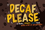 Decaf Please Font, a Sans Serif Font by Quirky Queen Media (Thumbnail 1 of 6)
