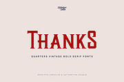 Quarters | Vintage Bold Serif, a Font by Lettertype Studio (Thumbnail 15 of 15)
