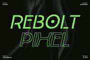 Rebolt Pixel, a Sans Serif Font by Craft Supply Co. (Thumbnail 1 of 8)
