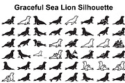 Graceful Sea Lion Silhouette, a Graphic by musafir_fashion (Thumbnail 1 of 10)