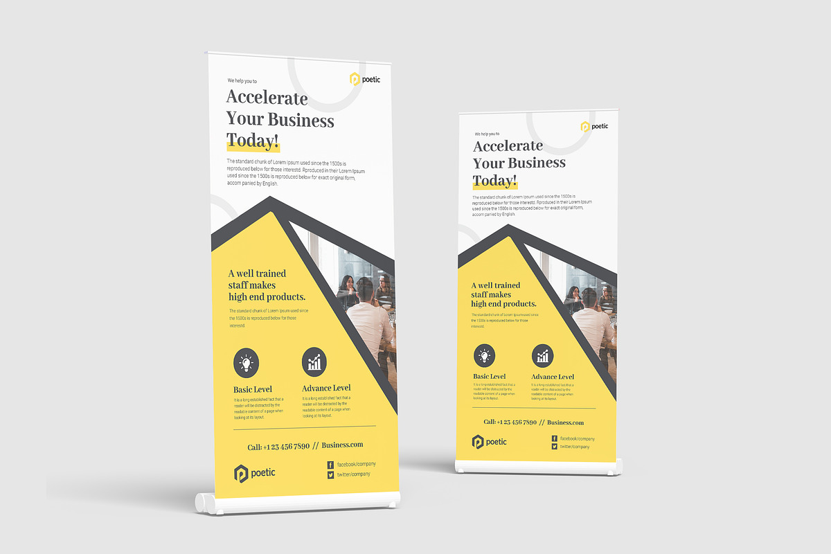 Rollup Banner, a Flyer Template by graphix_shiv
