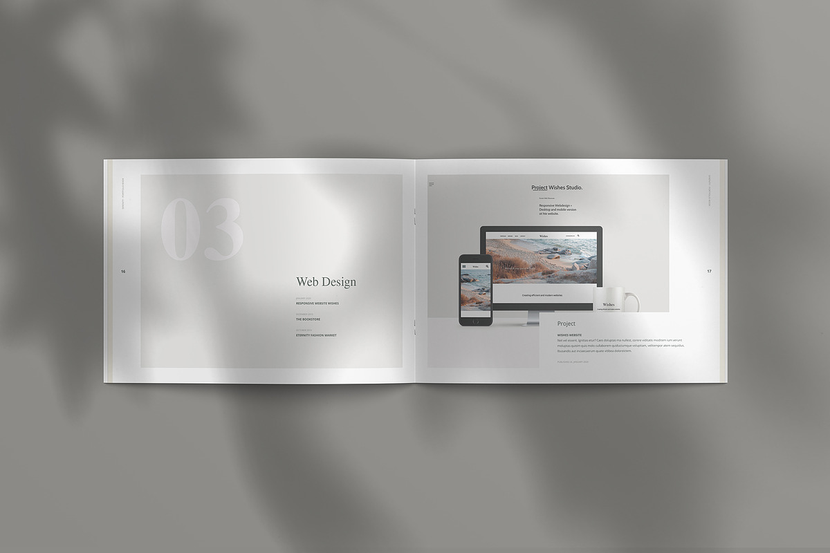 Serenity Portfolio Book, a Brochure Template by Imagination Area (Photo 7 of 9)