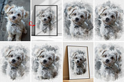 Dog Watercolor Photo Effect, an Action Add-On by Photoshop Action (Thumbnail 2 of 19)