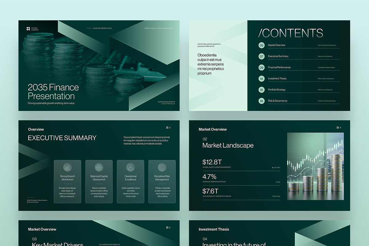 Finance Banking Presentation Templat, a Presentation Template by BrandPacks (Photo 7 of 7)