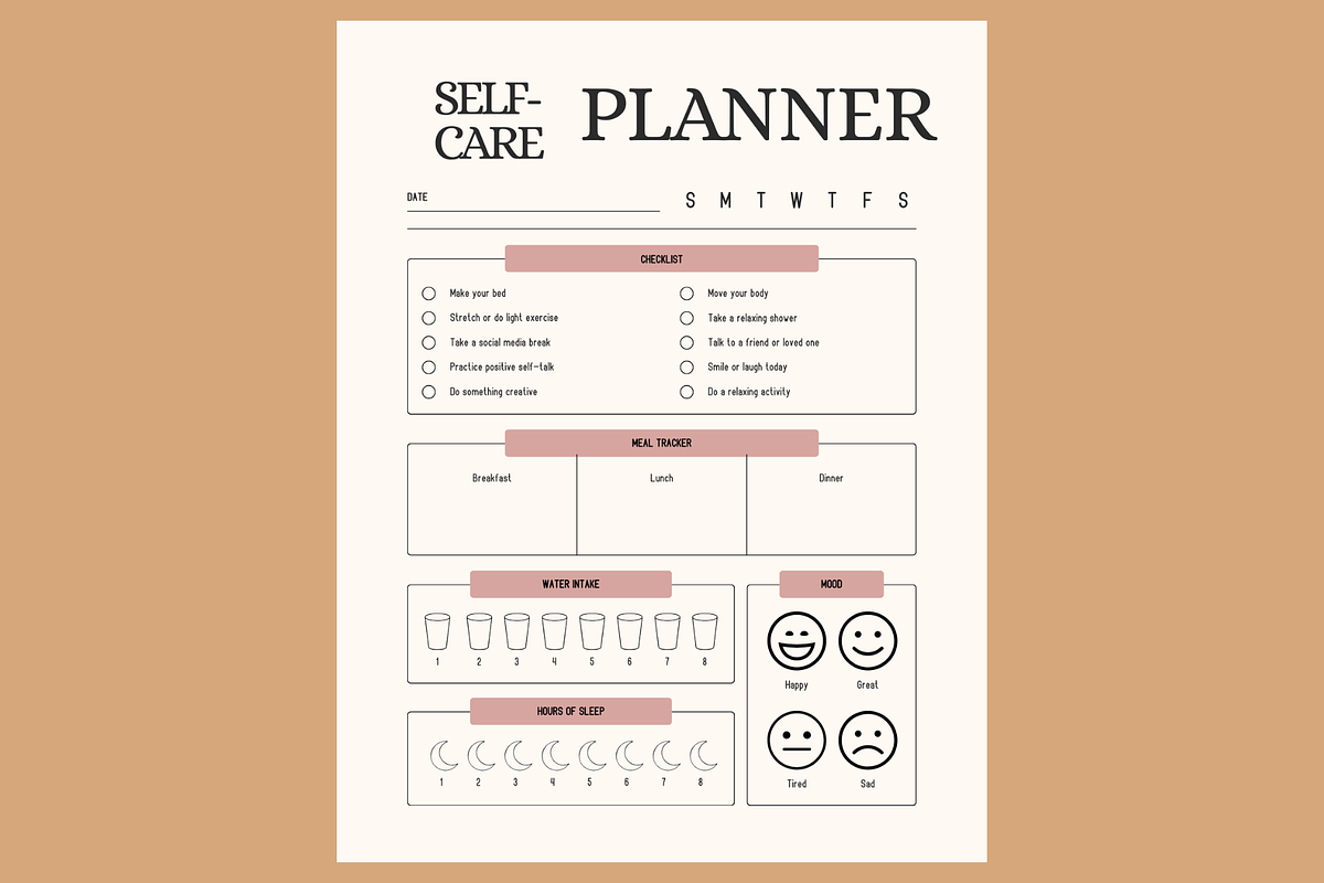 Mental Health Journal PDF Template, a Stationery Template by MIRoots Design Studio (Photo 4 of 10)