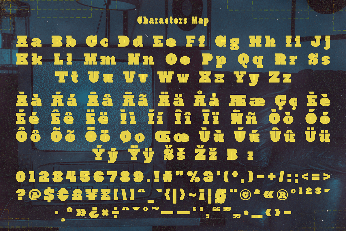 CF Andest - Retro Bold Slab Serif, a Slab Serif Font by Indotype Foundry (Photo 2 of 9)