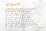 Frosted Lines - Rough Bold Script, a Script Font by Bale Type (Thumbnail 9 of 9)