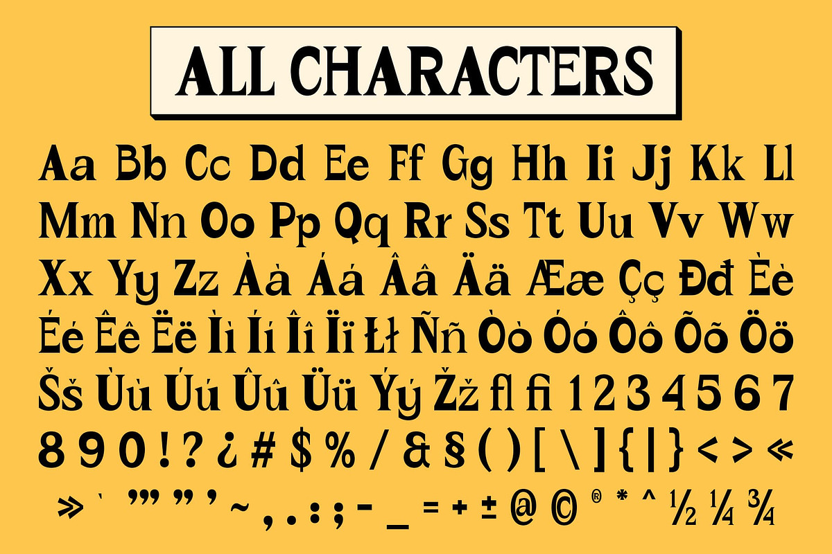 CS Shalto – Retro Font, a Serif Font by Craft Supply Co. (Photo 8 of 8)