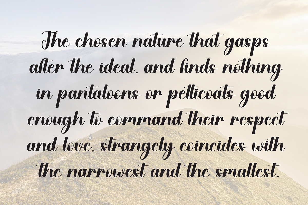 Mandala | Script Font, a Handwritten Font by Scratchones (Photo 6 of 9)