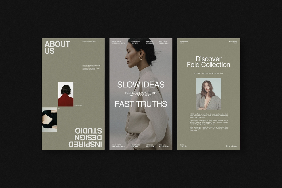 FOLD | Instagram Post & Story (III), a Social Media Template by Pixel Grid (Photo 6 of 10)