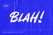 Blah! | SUMMER SALE - 60% OFF!, a Handwritten Font by StereoType (Thumbnail 1 of 8)