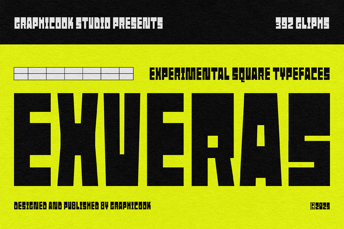 Exveras, a Sans Serif Font by graphicook (Photo 1 of 10)