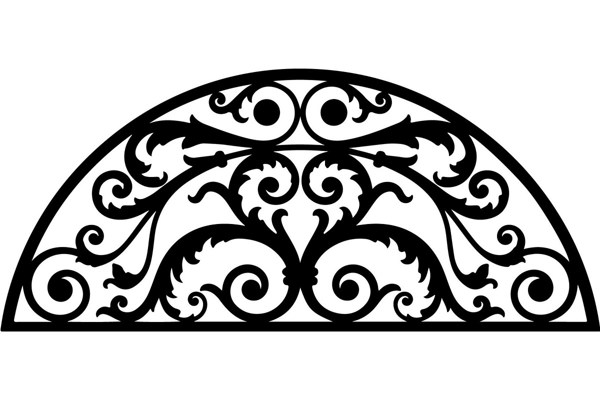 Ornamental Floral Arch Engraving, a Decorative Illustration by Designer_Momina (Photo 2 of 21)
