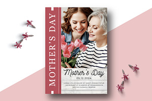 Mothers Day Card, a Card Template by AyumaDesign
