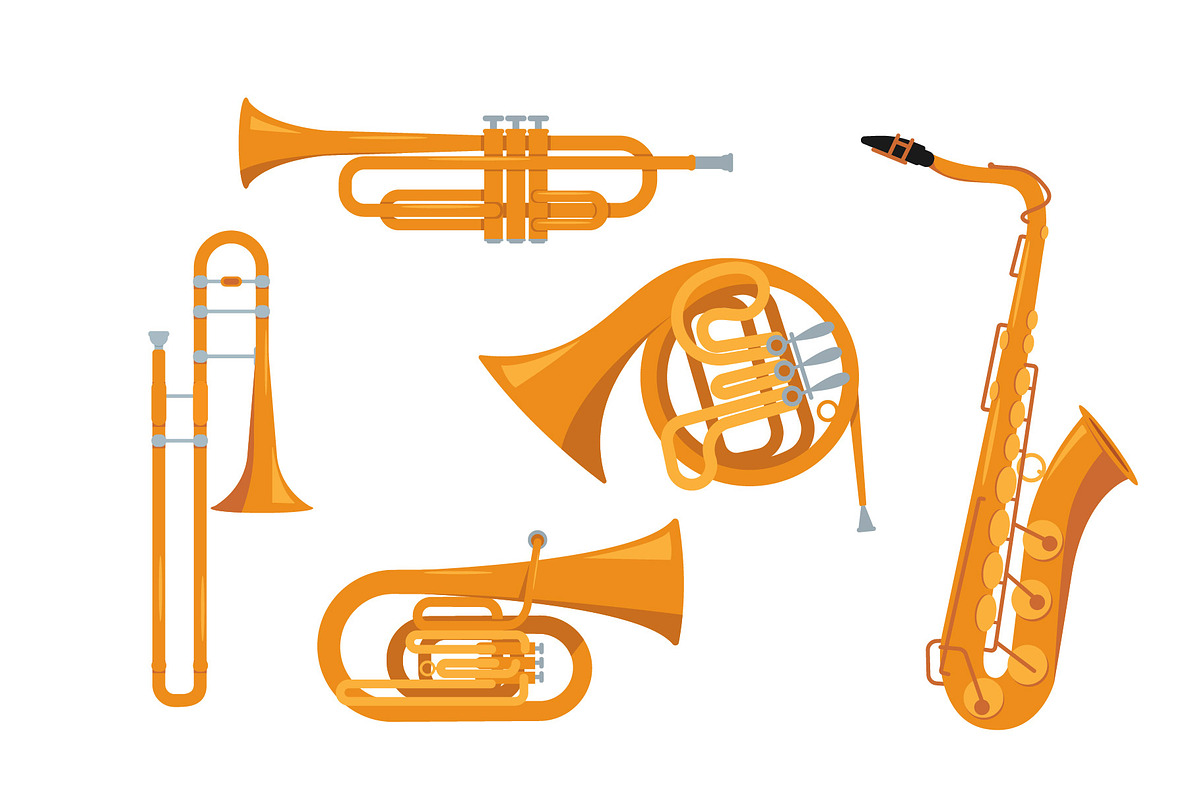Musical instruments and notes, an Object Graphic by Elena Istomina (Photo 5 of 10)
