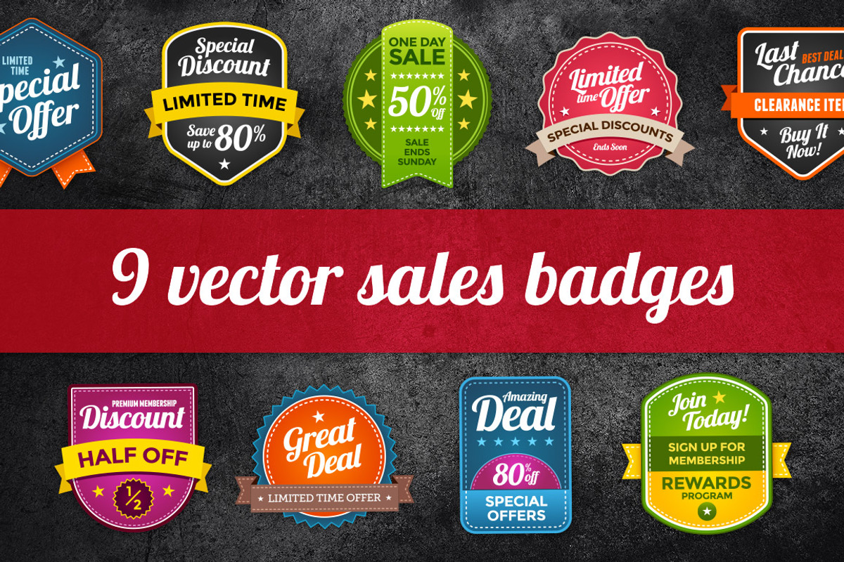 Sales badges