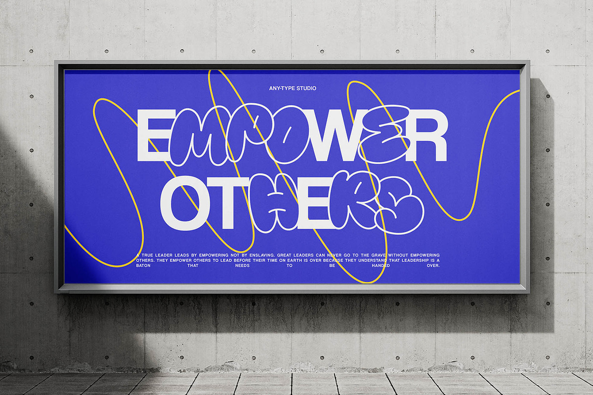 KNERD Bubble Font, a Handwritten Font by Any-Type® Foundry (Photo 2 of 11)