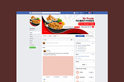 Food Facebook Cover Bundle, a Marketing Template by Photoshop Action (Thumbnail 10 of 13)