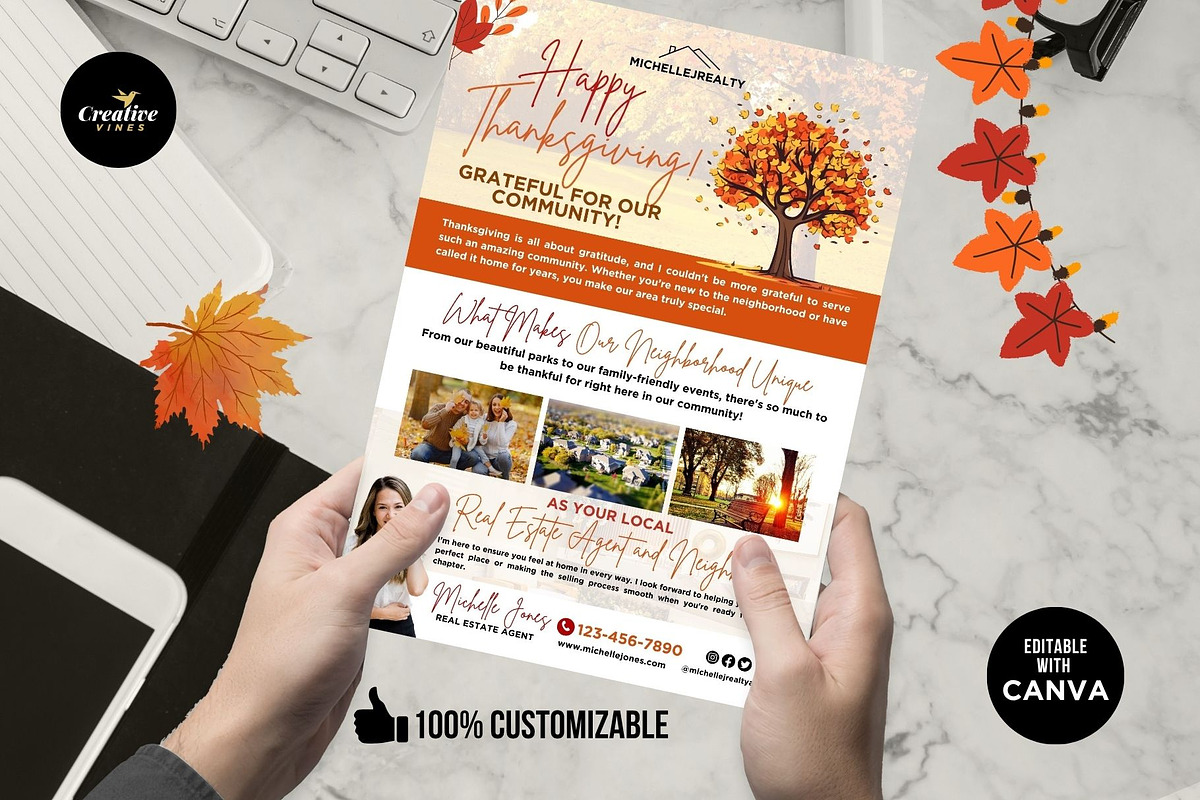 Real Estate Holiday Flyer Bundle preview 4